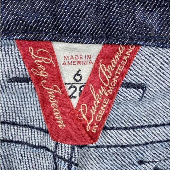 MFG By Lucky Brand Women's Jeans Size 6 /28. Blue Jeans Great Preowned Condition - Picture 10 of 12